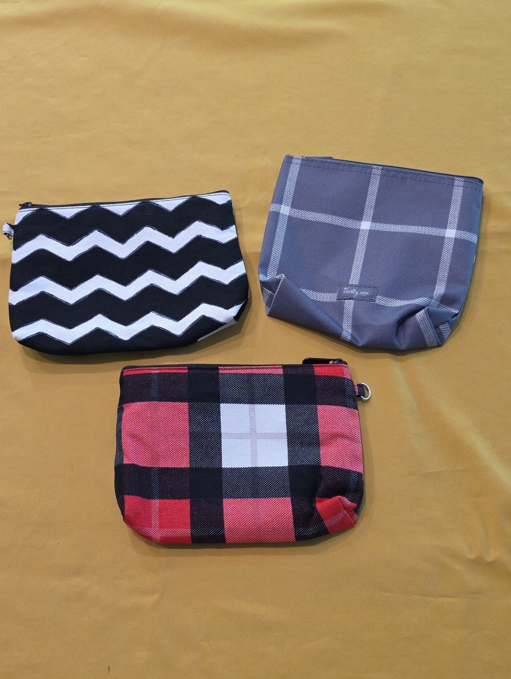 Thirty-One Zipper Pouches – Set of 3 (NWOT) - Fun & Useful!